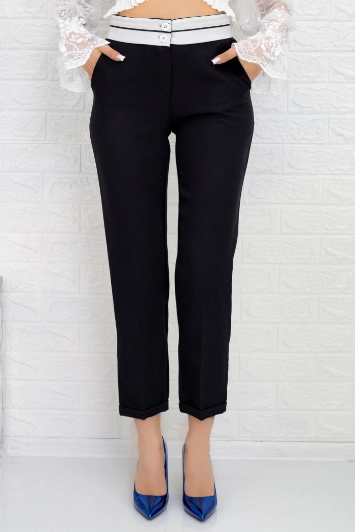 Pantaloni Dama 6972 Negru » meishop.life