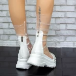Sandale Dama cu Platforma 2WH5 Alb » meishop.life
