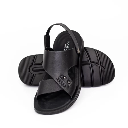 Sandale Barbati 5733 Negru » meishop.life