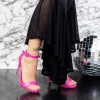 Sandale Dama cu Toc subtire 2SY22 Fucsia Mei