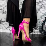Sandale Dama cu Toc subtire 2SY22 Fucsia » meishop.life