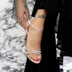Sandale Dama cu Toc gros 2XKK31 Champagne » meishop.life