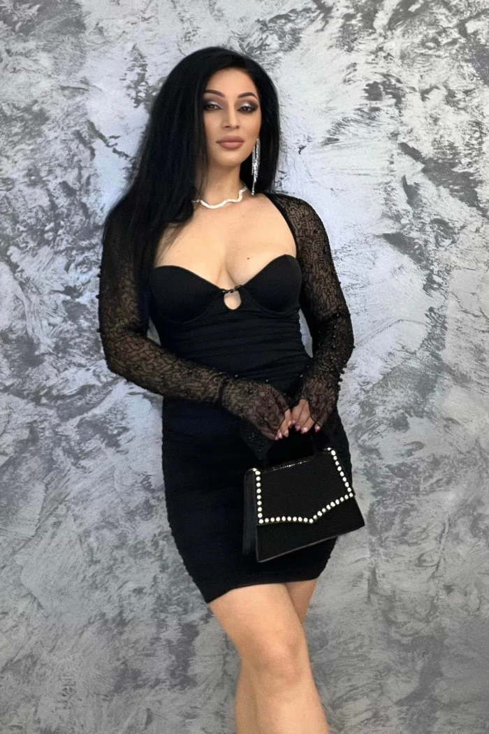 Rochie Dama 858059 Negru » meishop.life