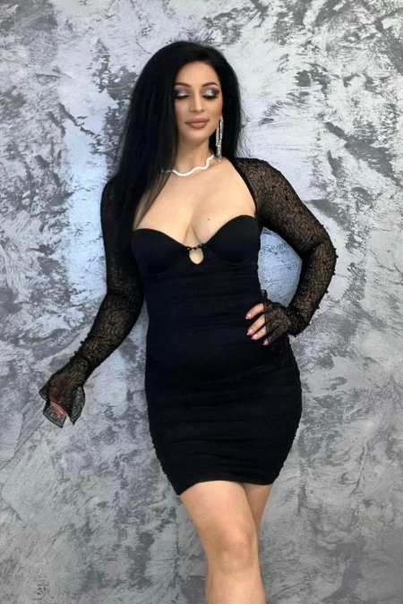 Rochie Dama 858059 Negru » meishop.life