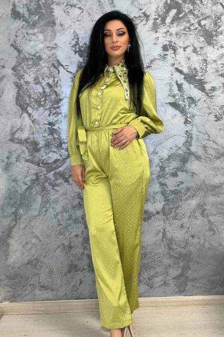 Salopeta Dama W9091 Verde » meishop.life
