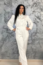 Salopeta Dama W9091 Alb » meishop.life