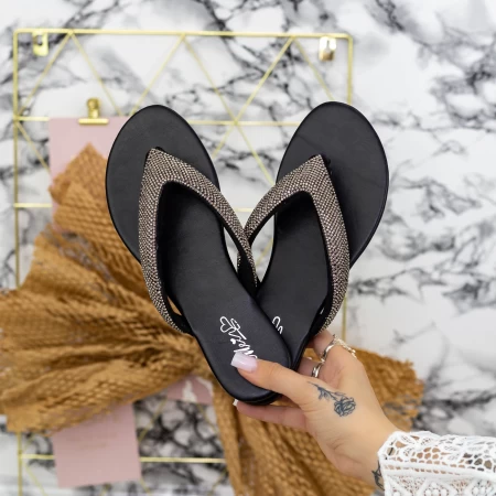 Papuci Dama 2Q1 Negru » meishop.life