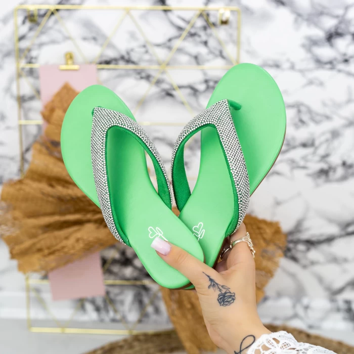 Papuci Dama 2Q1 Verde » meishop.life