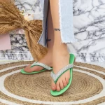 Papuci Dama 2Q1 Verde » meishop.life
