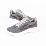 Pantofi Sport Barbati F2245 Gri deschis-Portocaliu » meishop.life