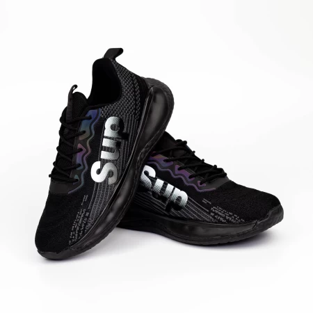 Pantofi Sport Barbati HQ1892-4 Negru-Alb » meishop.life