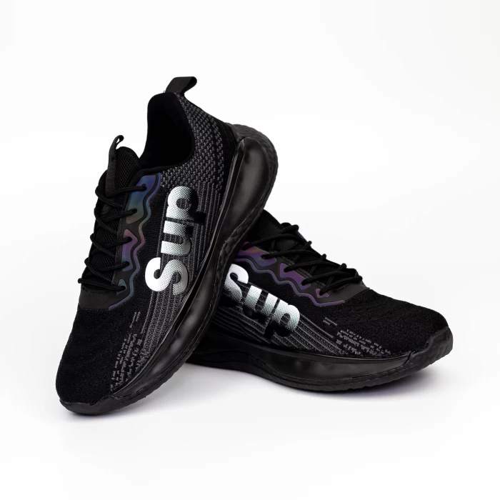 Pantofi Sport Barbati HQ1892-4 Negru-Alb » meishop.life
