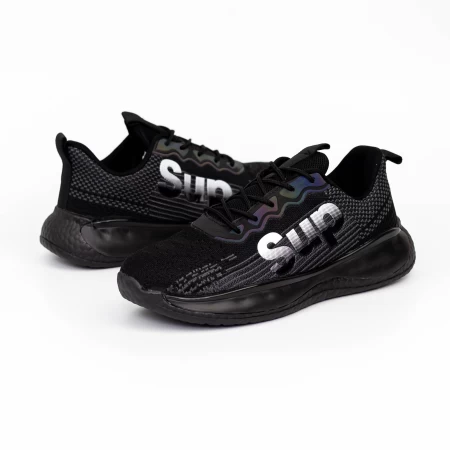 Pantofi Sport Barbati HQ1892-4 Negru-Alb » meishop.life