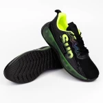 Pantofi Sport Barbati HQ1892-5 Negru-Verde » meishop.life