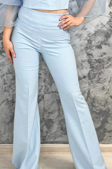 Pantaloni Dama 2619 Albastru » meishop.life