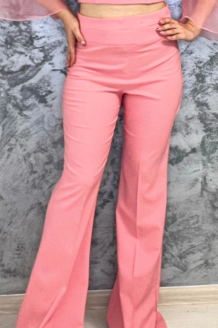 Pantaloni Dama 2619 Roz » meishop.life