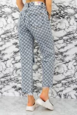 Blugi Dama H1553 Albastru » meishop.life