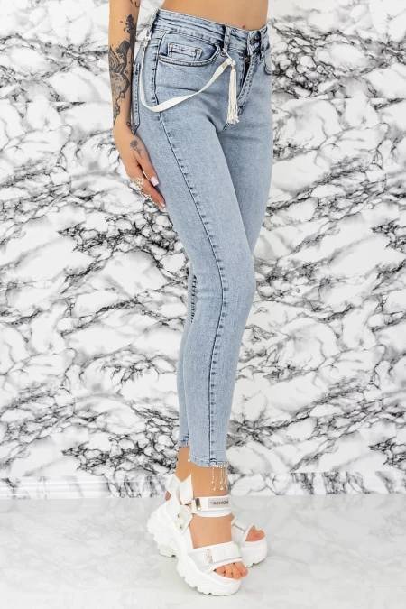 Blugi Dama 50986 Albastru » meishop.life