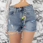 Blugi Scurti Dama SH9125 Albastru » meishop.life