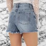 Blugi Scurti Dama SH9125 Albastru » meishop.life