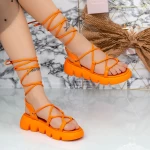 Sandale Dama 2WS15 Portocaliu » meishop.life