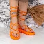 Sandale Dama 2WS15 Portocaliu » meishop.life