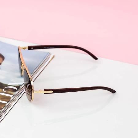 Ochelari de Soare Dama 20306 Auriu-Maro » meishop.life