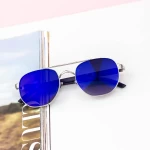 Ochelari de Soare Dama 20306 Argintiu-Albastru » meishop.life