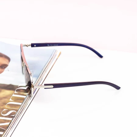 Ochelari de Soare Dama 20306 Argintiu-Albastru » meishop.life