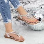 Sandale Dama 2WS6 Argintiu » meishop.life