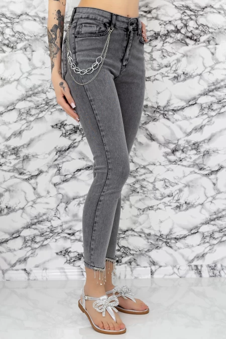 Blugi Dama 50987 Gri » meishop.life