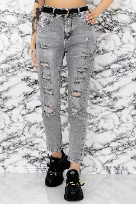 Blugi Dama BF278-D Gri » meishop.life