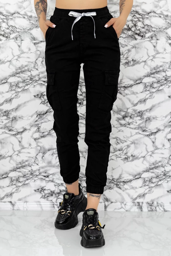 Pantaloni Dama BF896-13 Negru » meishop.life