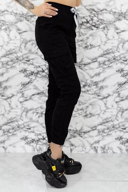 Pantaloni Dama BF896-13 Negru » meishop.life