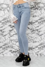 Blugi Dama S0510-7 Albastru » meishop.life