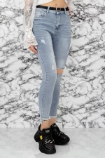 Blugi Dama S6674-7 Albastru » meishop.life