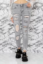 Blugi Dama S6683-F Gri » meishop.life