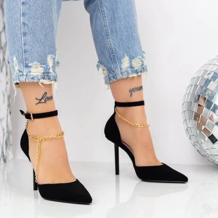 Pantofi Stiletto 2KV80 Negru » meishop.life