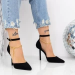 Pantofi Stiletto 2KV80 Negru » meishop.life