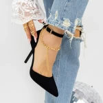 Pantofi Stiletto 2KV80 Negru » meishop.life