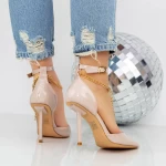 Pantofi Stiletto 2KV80 Bej » meishop.life