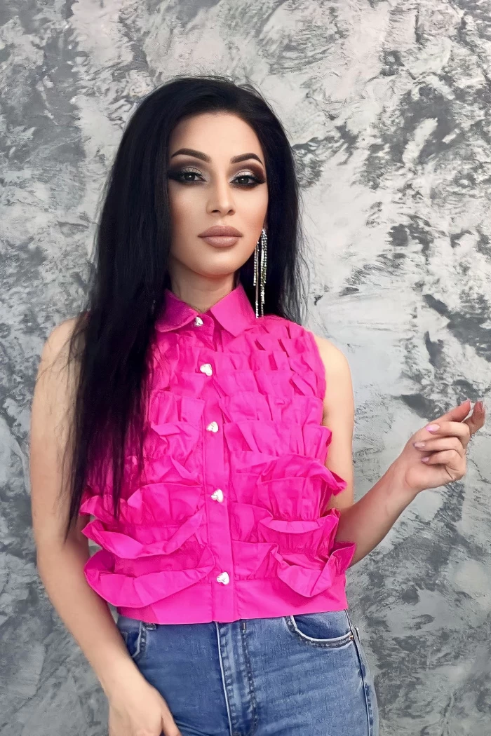 Bluza Dama 9536 Fucsia » meishop.life