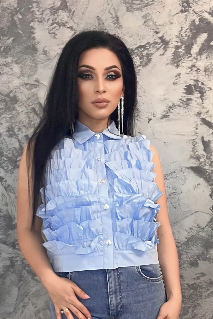 Bluza Dama 9536 Albastru » meishop.life