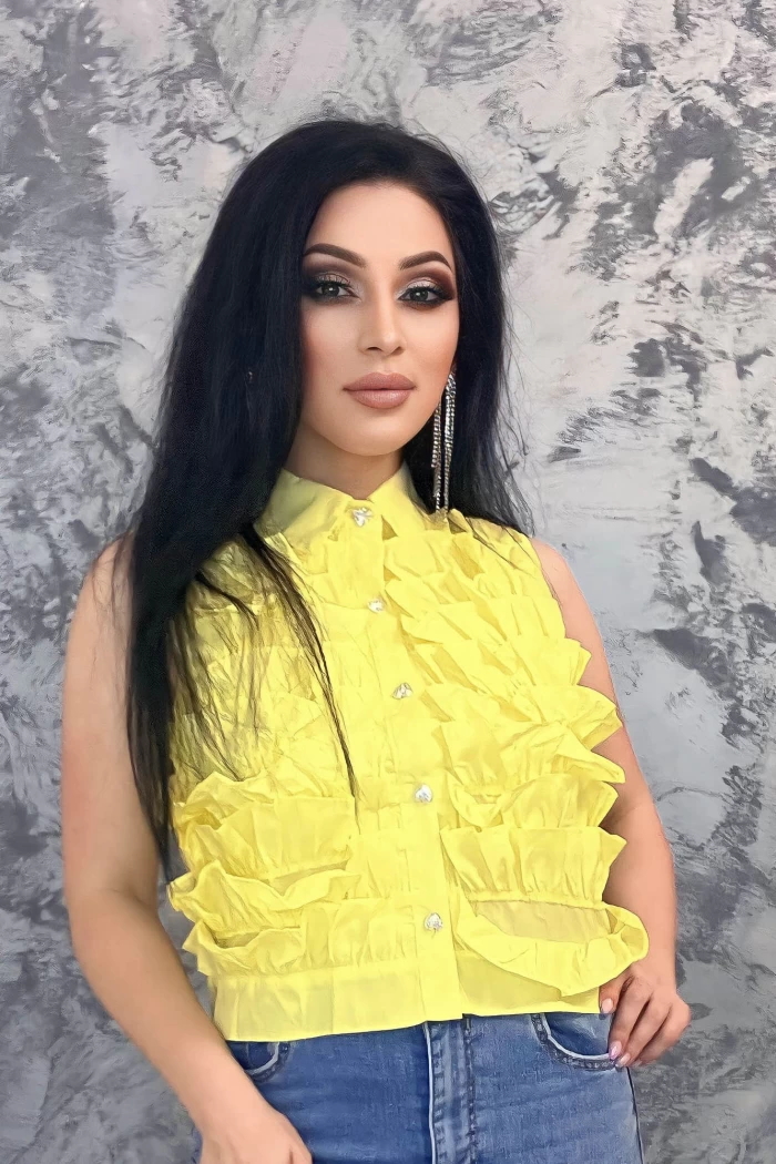 Bluza Dama 9536 Galben » meishop.life