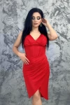 Rochie Dama 75820 Rosu Kikiriki