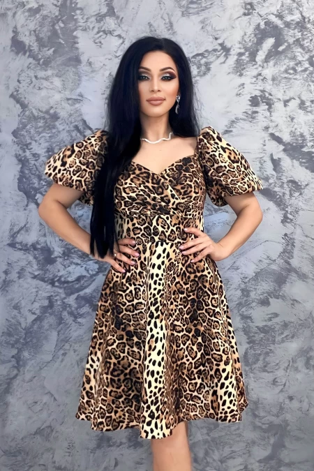 Rochie Dama 76458 Leopard » meishop.life