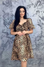 Rochie Dama 76458 Leopard » meishop.life