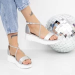 Sandale Dama 2HXS10 Argintiu » meishop.life