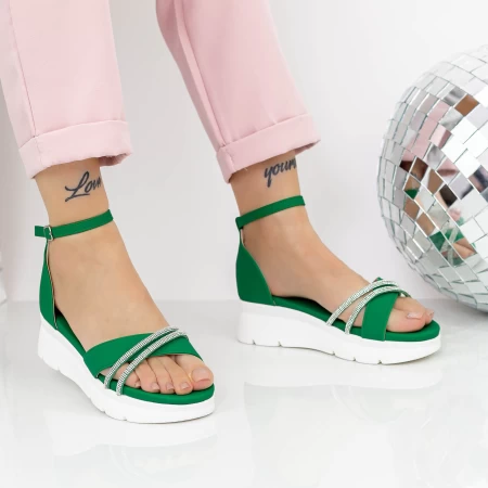 Sandale Dama 2HXS12 Verde » meishop.life