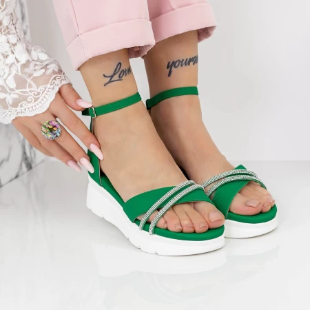 Sandale Dama 2HXS12 Verde » meishop.life